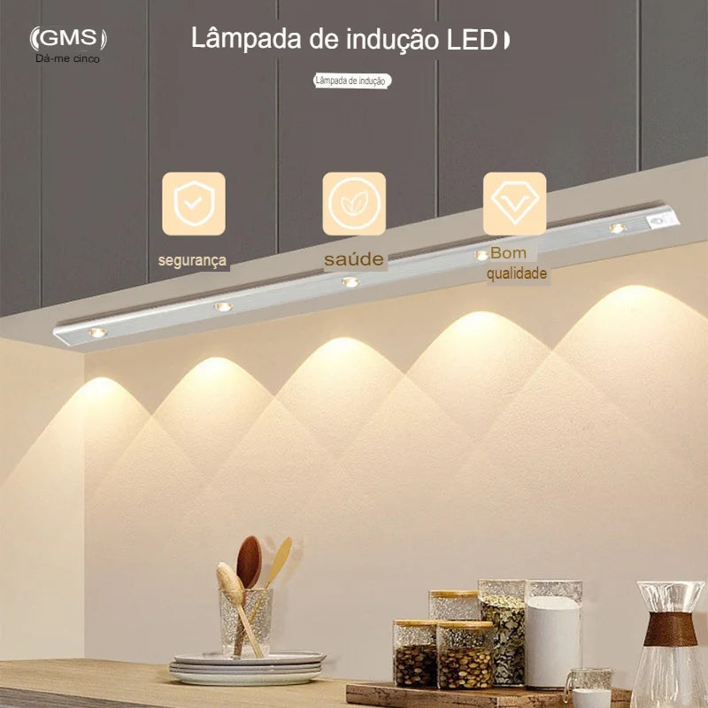 LUZ LED COM SENSOR DE MOVIMENTO