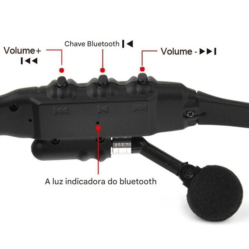 ÓCULOS ESPORTIVO COM BLUETOOTH